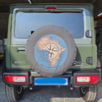 Printed custom spare wheel cover Printed custom spare wheel cover